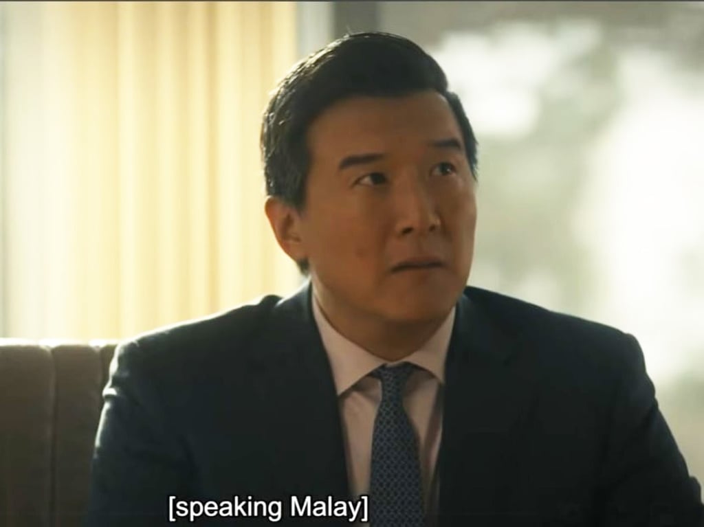 A “Singaporean” character is depicted as speaking Malay in the US TV series “Countdown”. Photo: Prime Video A “Singaporean” character is depicted as speaking Malay in the US TV series “Countdown”. Photo: Prime Video