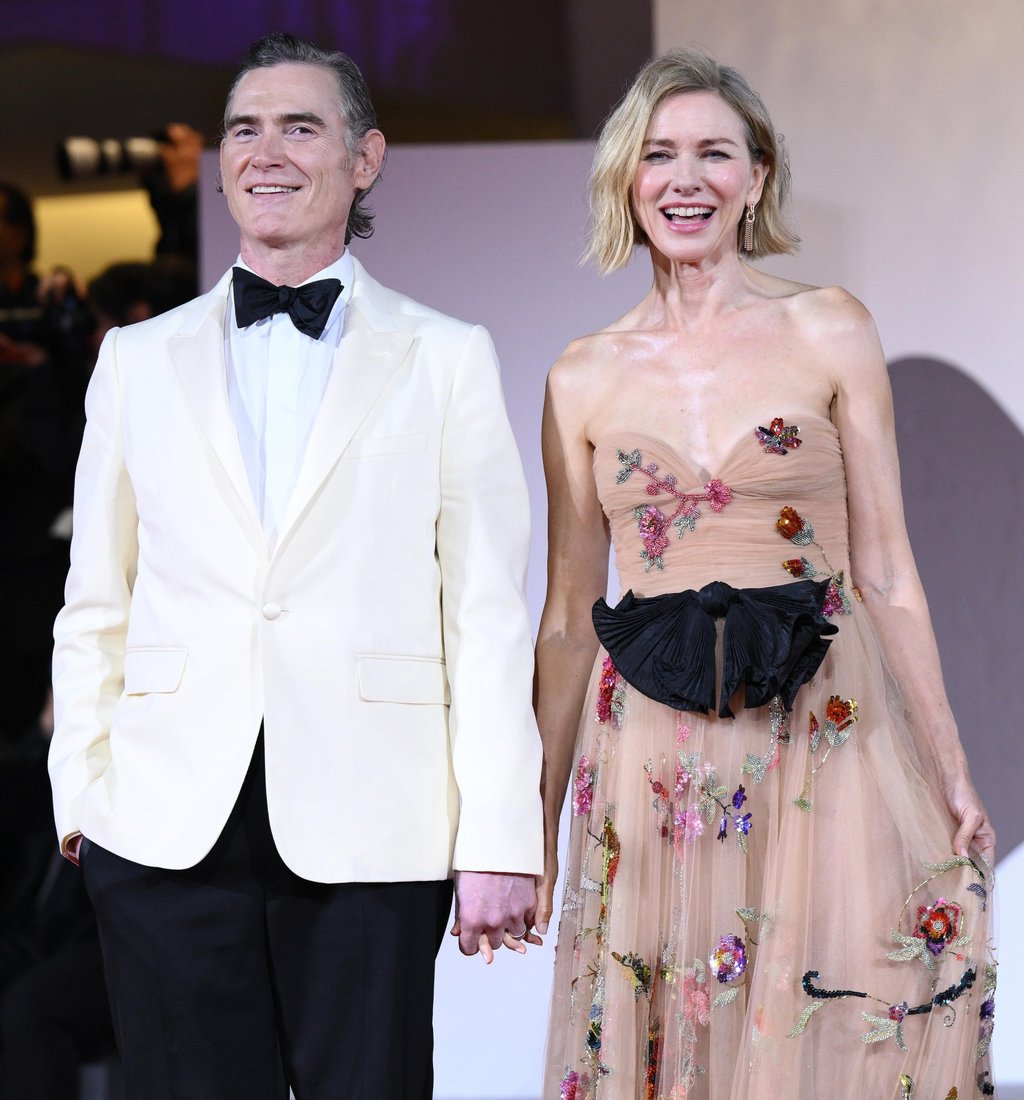 Billy Crudup and his wife Naomi Watts at the premiere of Jay Kelly in August. Photo: EPA Billy Crudup and his wife Naomi Watts at the premiere of Jay Kelly in August. Photo: EPA