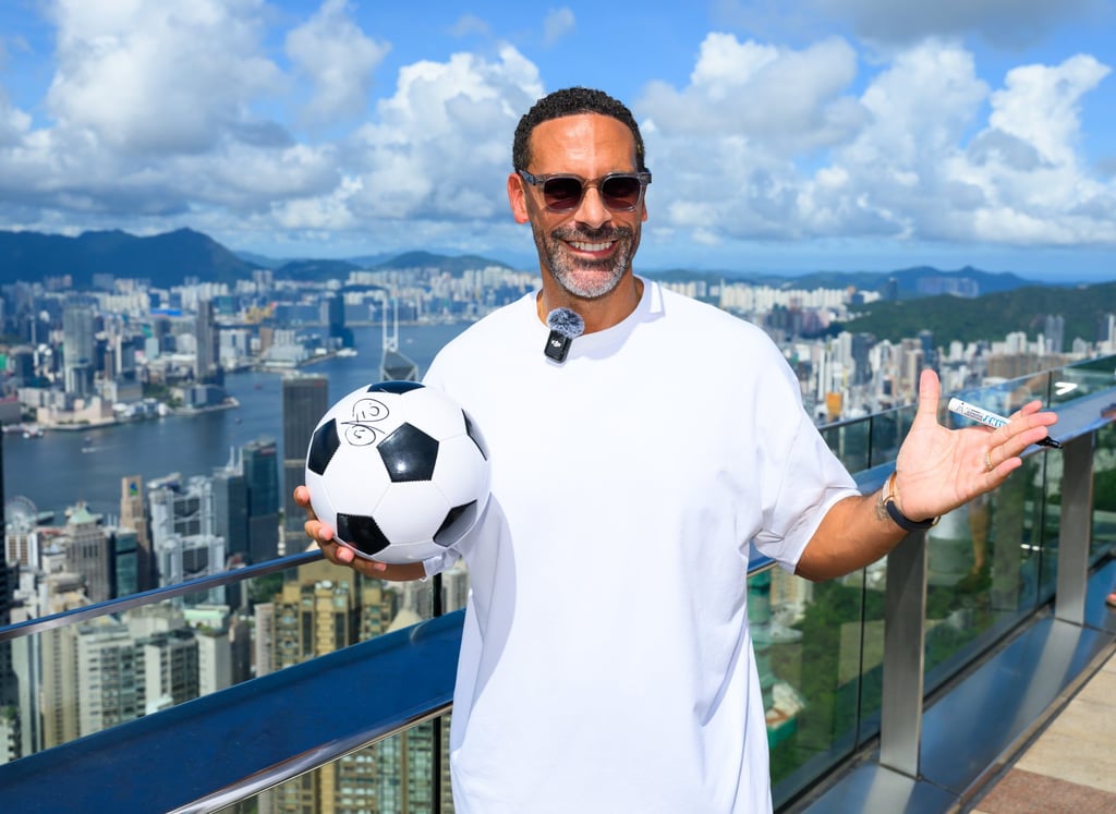 Rio Ferdinand took the opportunity to see some of Hong Kong while in the city for the World Football Summit. Photo: HKTB