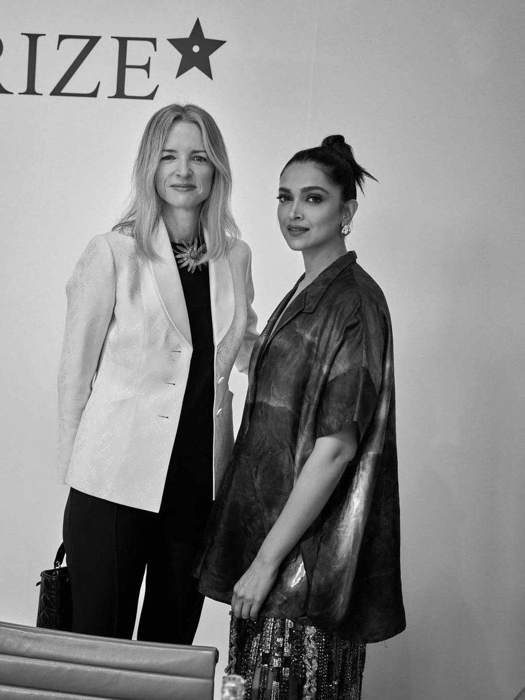 Deepika Padukone (right), posing here with Delphine Arnault, is one of the ambassadors for the LVMH Prize this year. Photo: @lvmhprize/Instagram Deepika Padukone (right), posing here with Delphine Arnault, is one of the ambassadors for the LVMH Prize this year. Photo: @lvmhprize/Instagram