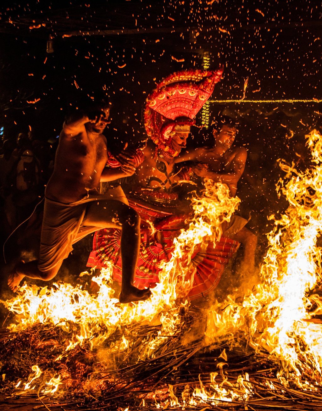 Kerala’s trance-like ritual theatre of Theyyam combines dance, music and mime. Photo: Shutterstock