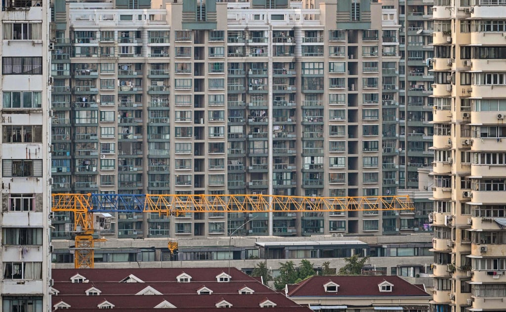 Buildings in a residential estate in the Jing’an district in Shanghai on September 28, 2024. Photo: AFP Buildings in a residential estate in the Jing’an district in Shanghai on September 28, 2024. Photo: AFP