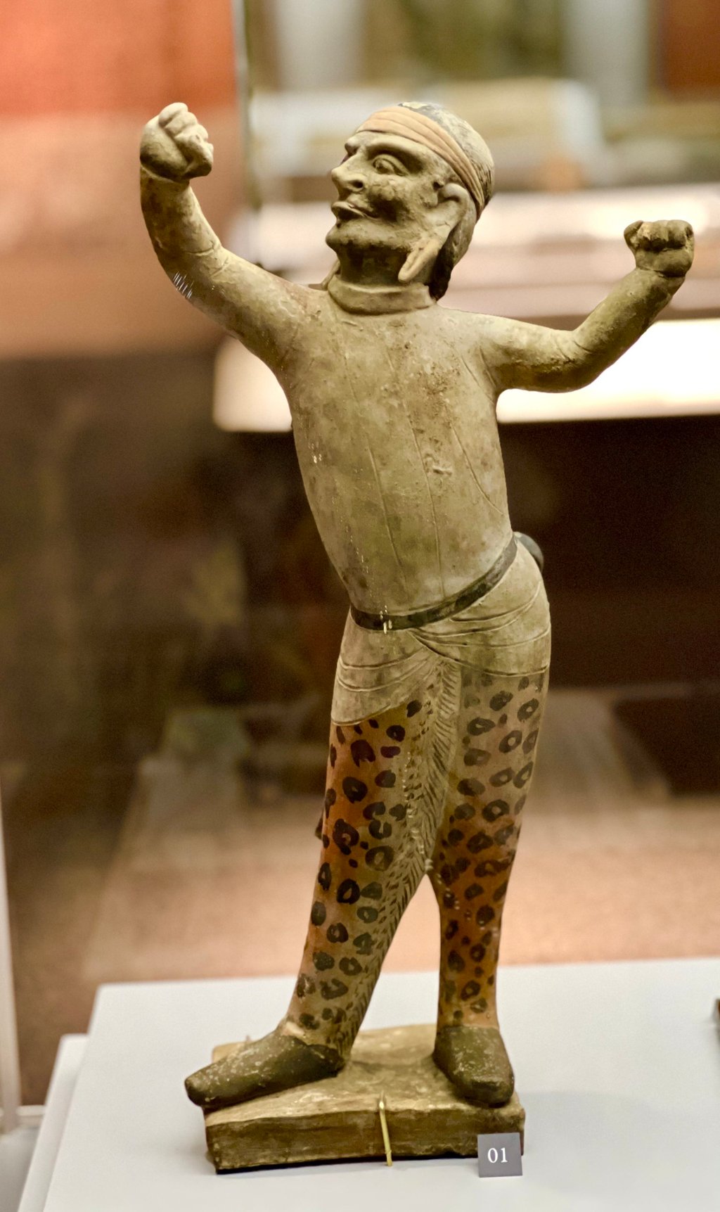 A painted figurine of a dancing black man, popular with visitors because of its distinctive posture and facial expression, according to curator Raymond Lee. Photo: Handout