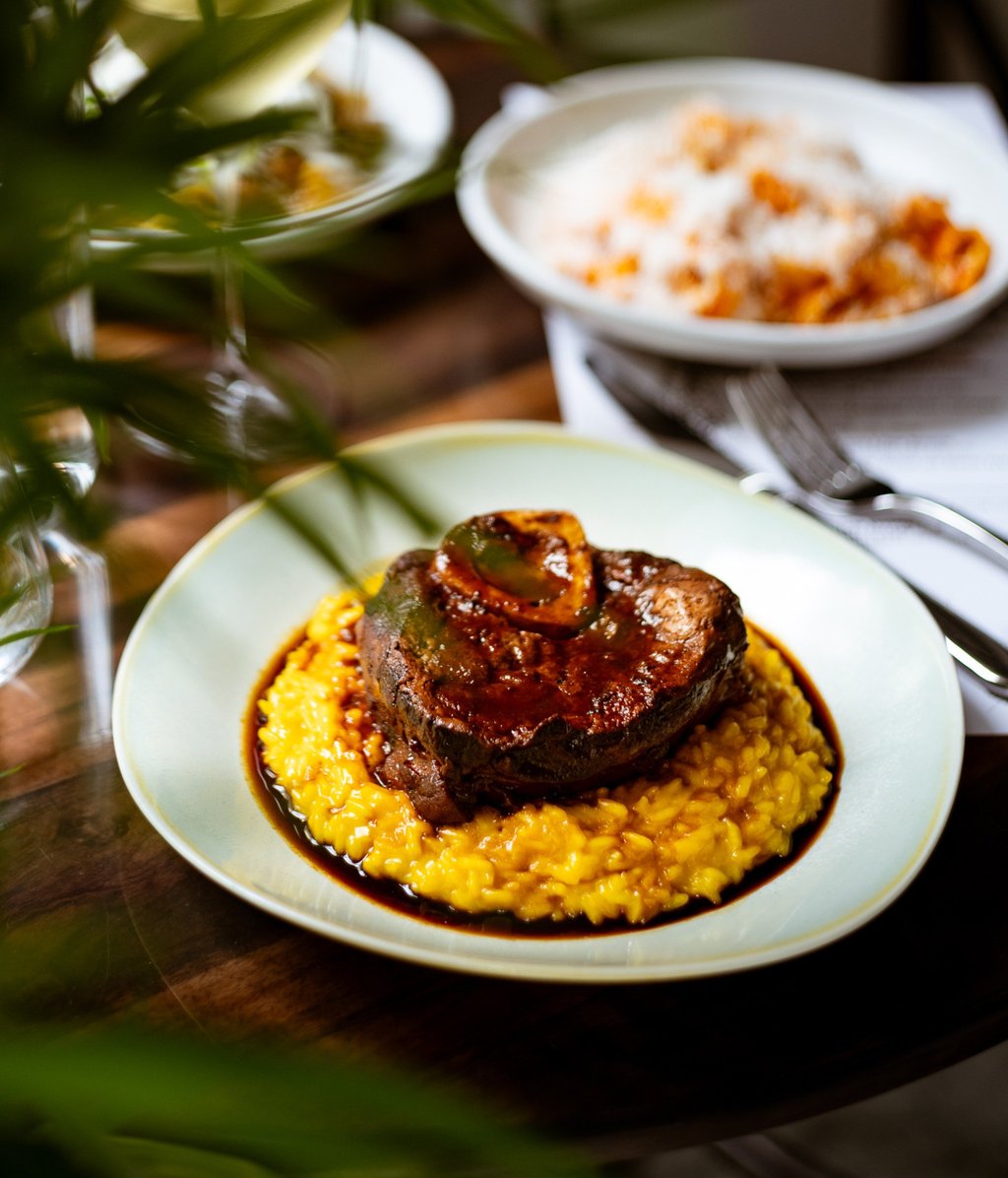 Venison shoulder with polenta at Nocino. Photo: courtesy Nocino Venison shoulder with polenta at Nocino. Photo: courtesy Nocino