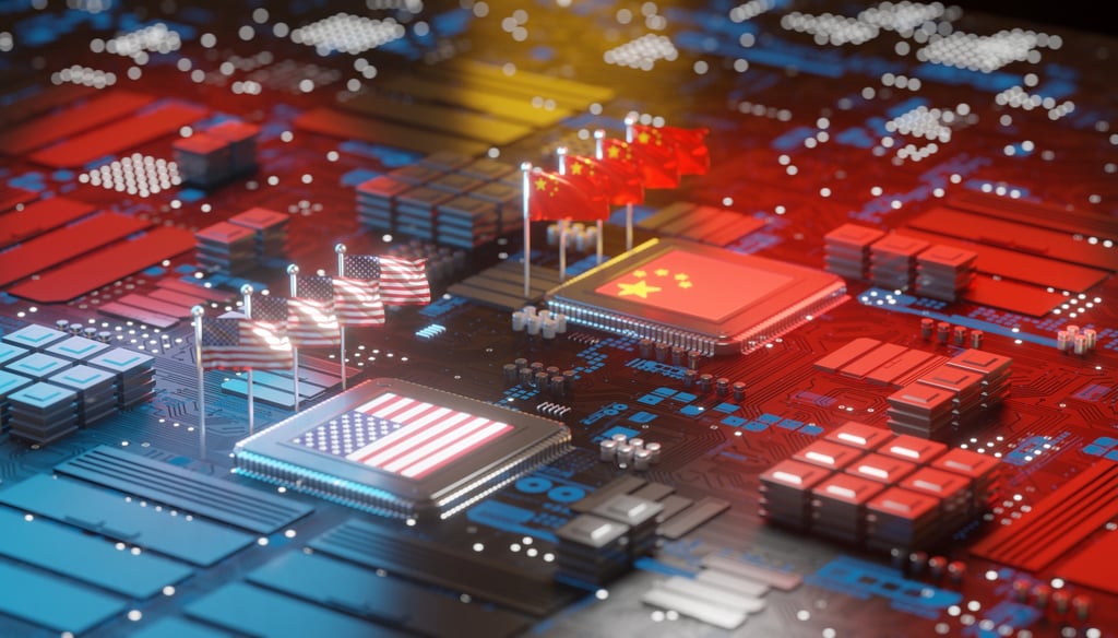 China continues to lag the US in the development of advanced semiconductors. Photo: Shutterstock China continues to lag the US in the development of advanced semiconductors. Photo: Shutterstock