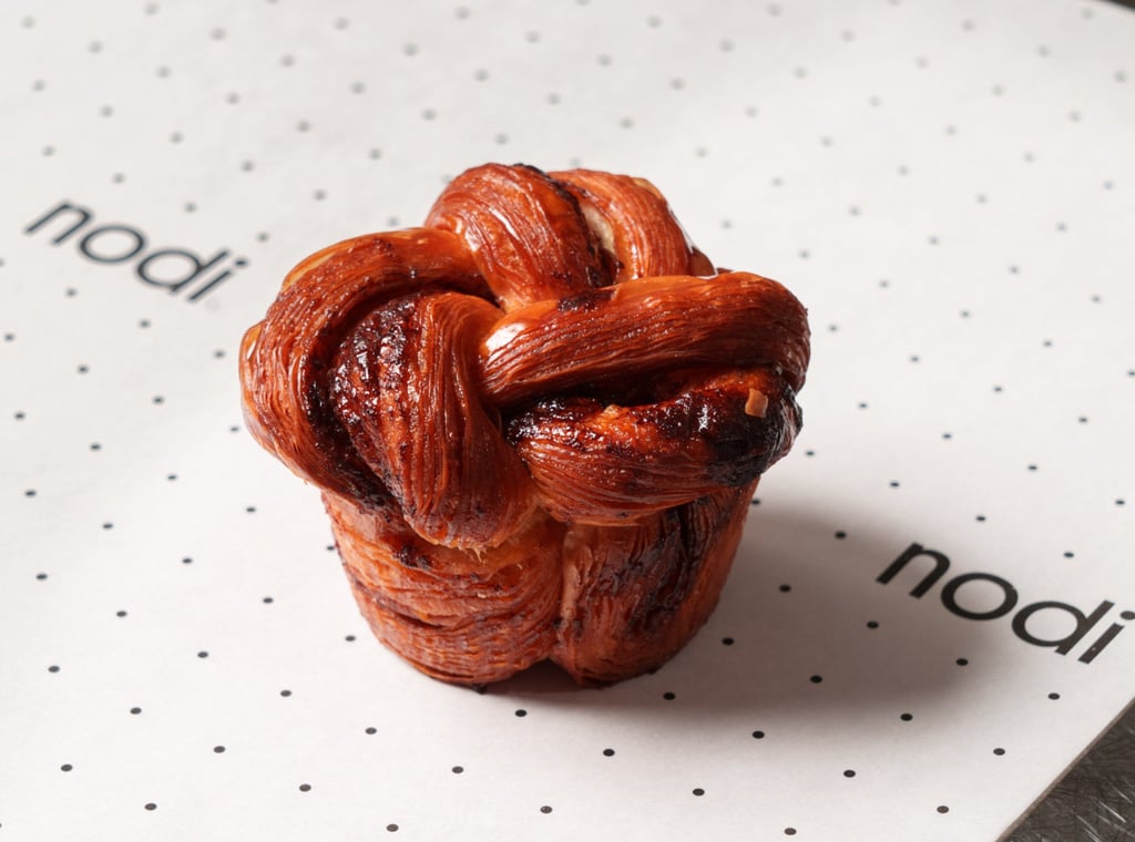 Nodi’s signature pastry, the Nodi Knot. Photo: courtesy Nodi Nodi’s signature pastry, the Nodi Knot. Photo: courtesy Nodi