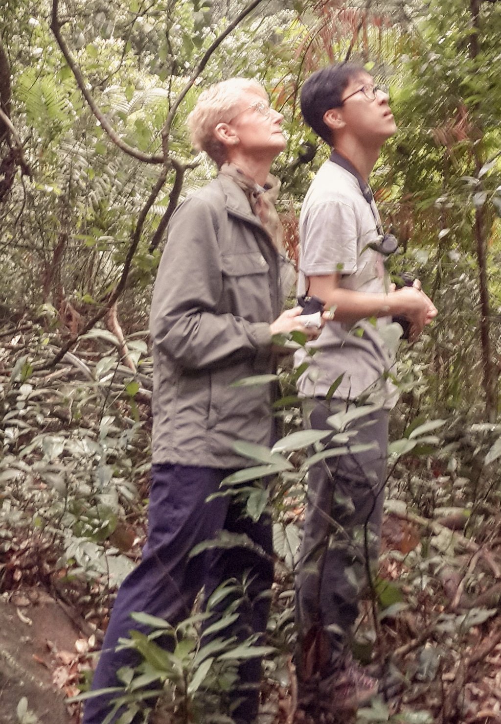 Sally Bunker with Pang Chun-chiu, co-author of Portraits of Trees of Hong Kong and Southern China, which was illustrated by her. Photo: courtesy Sally Bunker Sally Bunker with Pang Chun-chiu, co-author of Portraits of Trees of Hong Kong and Southern China, which was illustrated by her. Photo: courtesy Sally Bunker