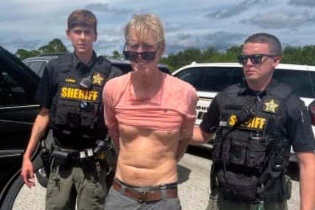Law enforcement officers arresting Ryan Routh last year. File photo: Martin County Sheriff’s Office via AP Law enforcement officers arresting Ryan Routh last year. File photo: Martin County Sheriff’s Office via AP