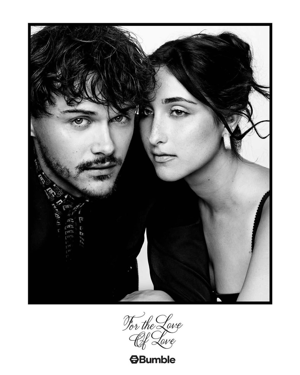 Christopher Briney and Isabel Machado in a collaboration with Bumble. Photo: @chrisbriney_, @isabelrmachado/Instagram