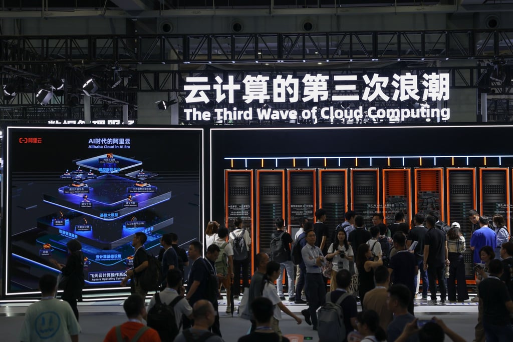 Alibaba Cloud’s Apsara conference in Hangzhou, China, in September 2024. Photo: Xinhua Alibaba Cloud’s Apsara conference in Hangzhou, China, in September 2024. Photo: Xinhua