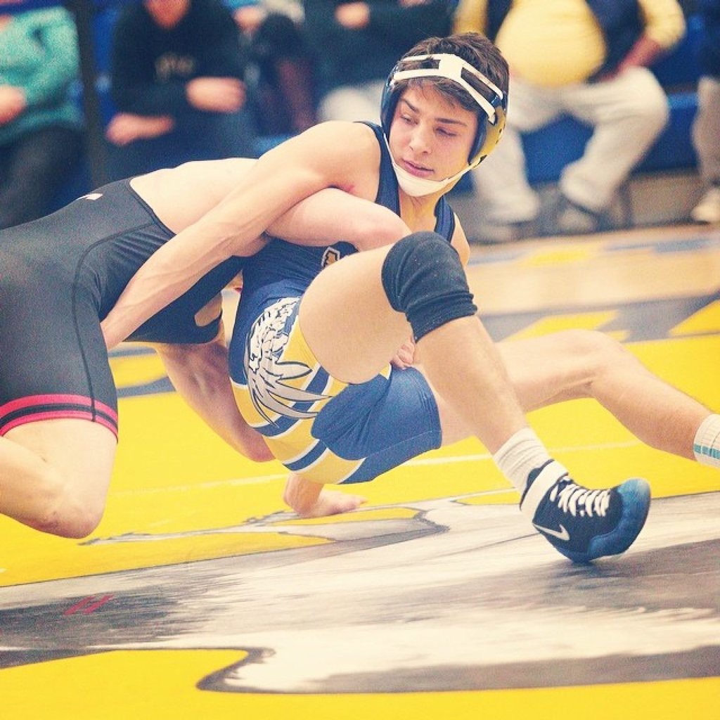 Tanner Zagarino was a wrestling star in high school and university. Photo: @tannerzagarino/Instagram