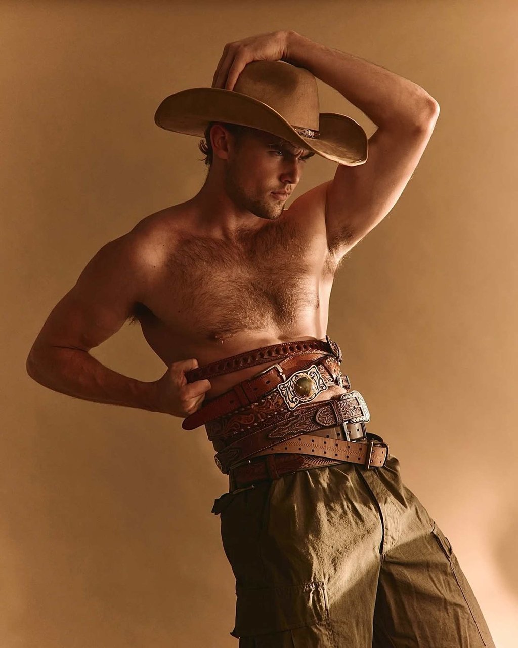 Garrett Wareing photographed by Los Angeles-based photographer Raul Romo in April. Photo: @garrettwareing/Instagram Garrett Wareing photographed by Los Angeles-based photographer Raul Romo in April. Photo: @garrettwareing/Instagram