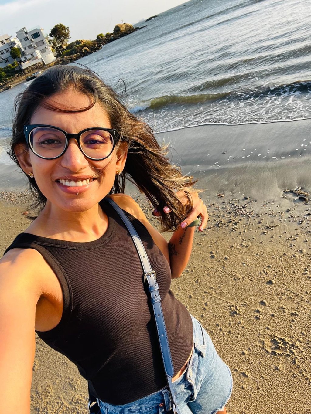 After she started seeing online fitness trainer Sheikh Nadir Siddiquee in 2023, Ashanthi Nandika now weighs 55kg. Photo: Ashanthi Nandika