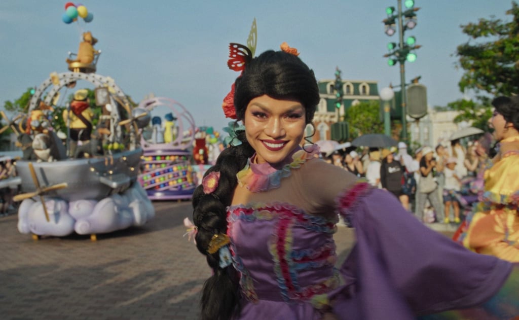 Dancer Aries Manlapaz (above) says her favourite part of working at Hong Kong Disneyland is when she gets a chance to interact with guests. Dancer Aries Manlapaz (above) says her favourite part of working at Hong Kong Disneyland is when she gets a chance to interact with guests.