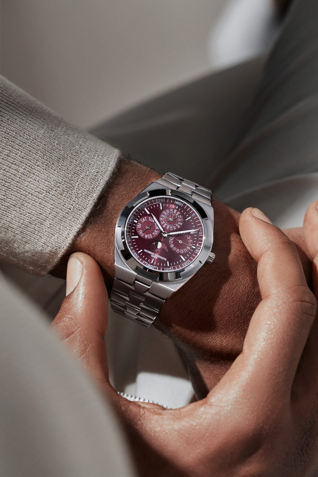 The latest Vacheron Constantin Overseas Perpetual Calendar Ultra-Thin models come in a 41.5mm case. Photo: Handout The latest Vacheron Constantin Overseas Perpetual Calendar Ultra-Thin models come in a 41.5mm case. Photo: Handout