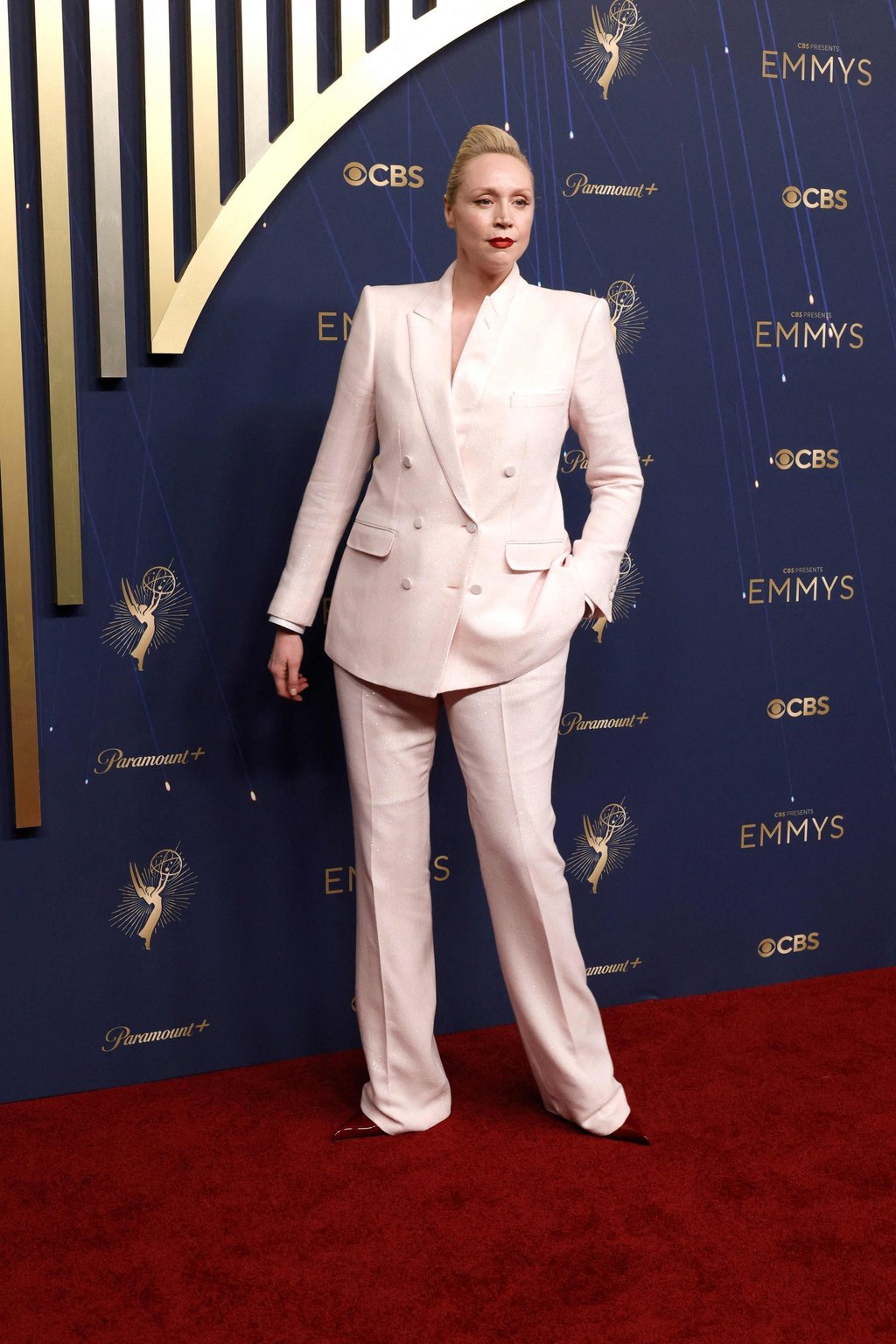 Gwendoline Christie plays Lorne in Severance. Photo: AFP