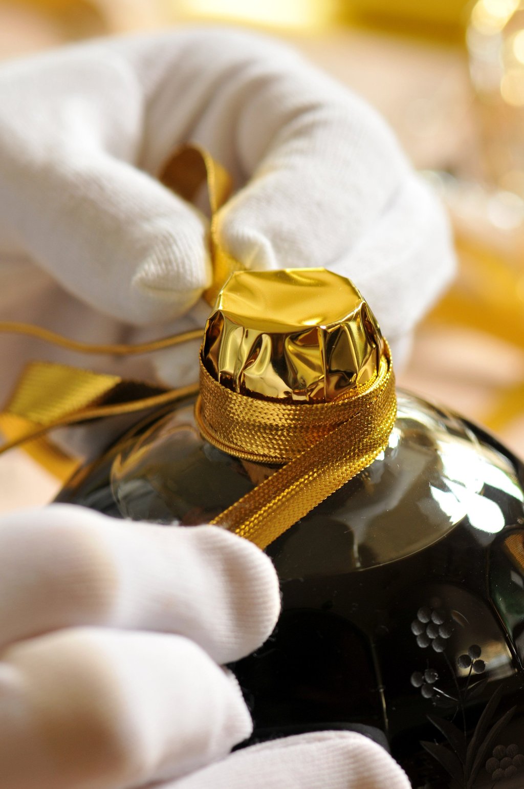 Putting the finishing touches on the packaging. Photo: Handout