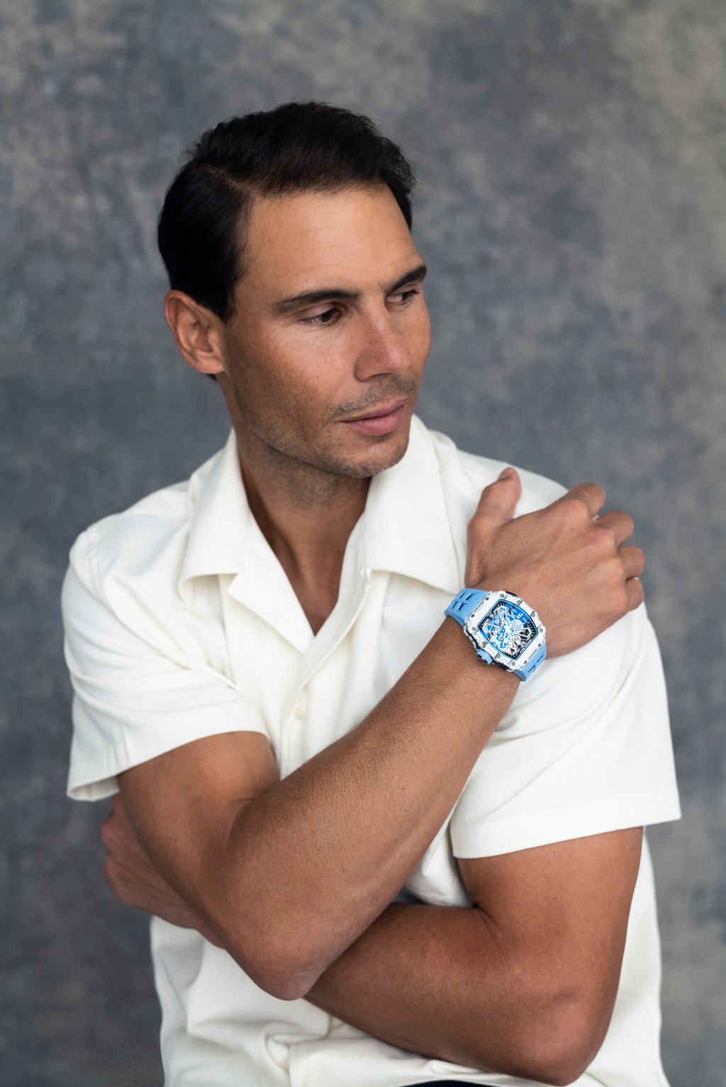 The Spaniard has worn Richard Mille RM 027 and RM 035 series watches on court and off. Photo: Handout The Spaniard has worn Richard Mille RM 027 and RM 035 series watches on court and off. Photo: Handout