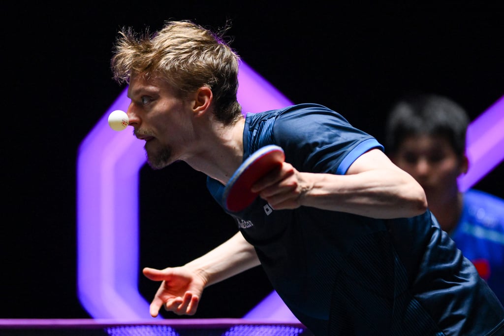 Denmark’s Anders Lind upset China’s Lin Shidong at the WTT Champions Macau. Photo: Xinhua Denmark’s Anders Lind upset China’s Lin Shidong at the WTT Champions Macau. Photo: Xinhua