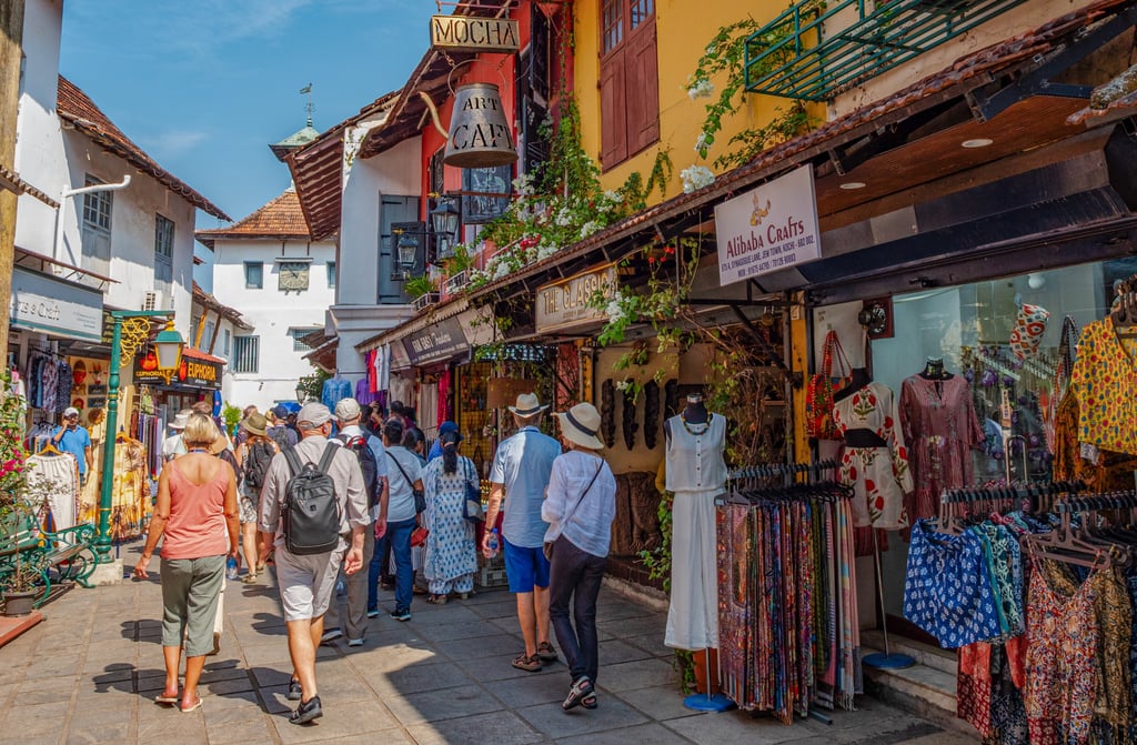 Tourists on a shopping street in Kerala’s Fort Kochi. Last year, the amoeba killed nine people out of 36 reported cases. Photo: Shutterstock