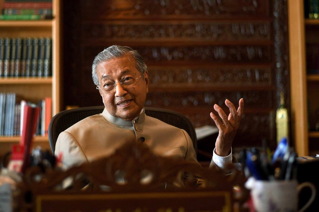 Malaysia’s former prime minister Mahathir Mohamad speaks at his office in Putrajaya in 2016. Photo: AFP Malaysia’s former prime minister Mahathir Mohamad speaks at his office in Putrajaya in 2016. Photo: AFP