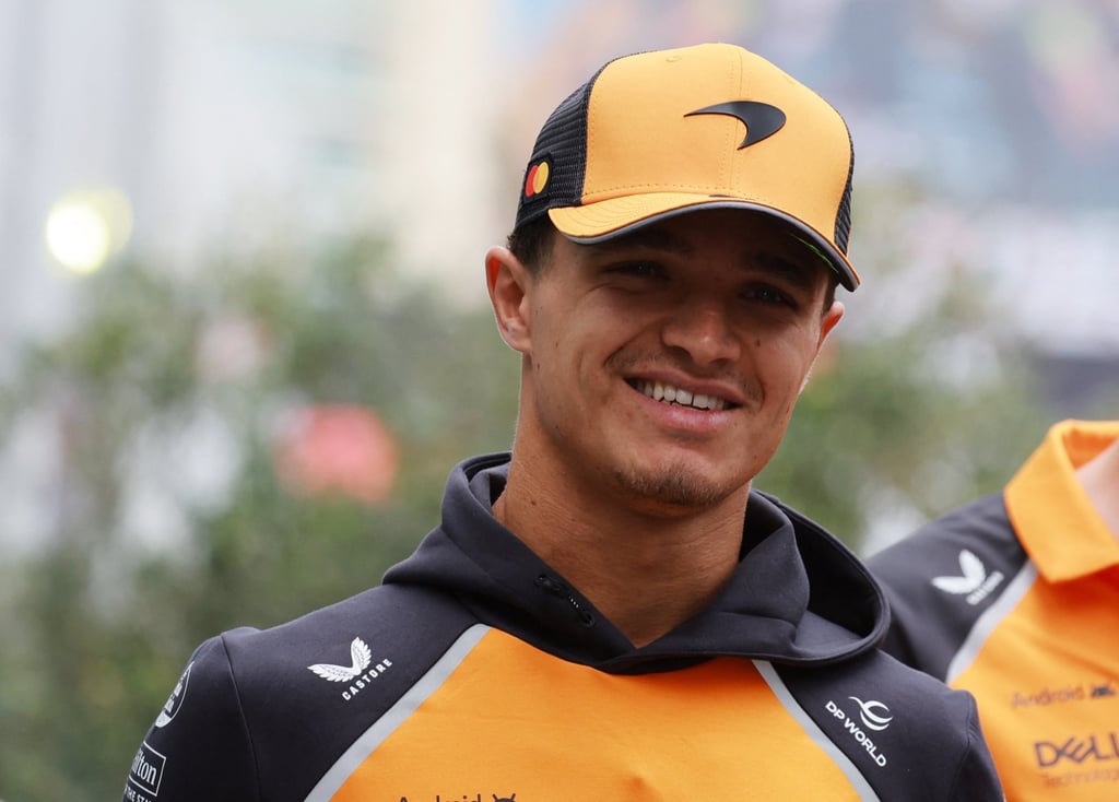 McLaren’s Lando Norris was fastest in practice on Friday. Photo: Reuters