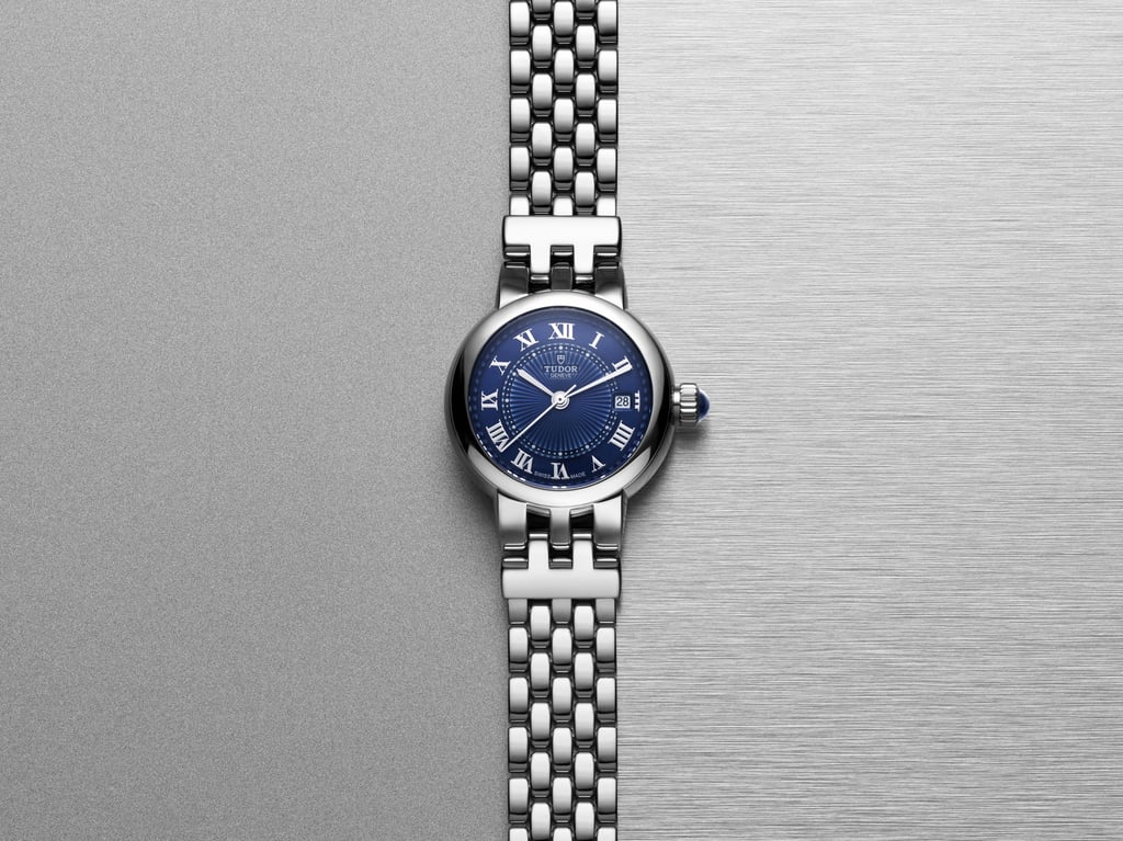 The Tudor Clair de Rose watch in stainless steel. Photo: Handout