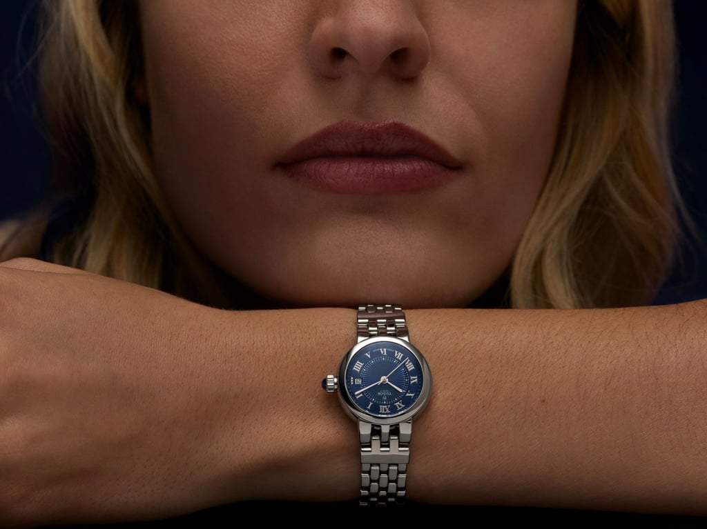 The Tudor Clair de Rose comes with a blue or an opaline dial. Photo: Handout