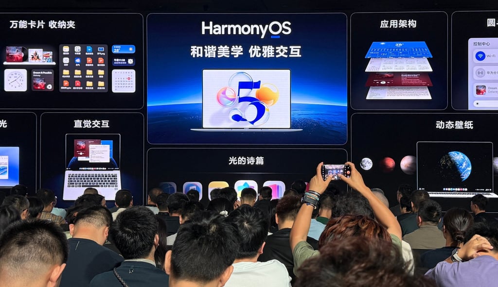 Harmony 5 was installed on more than 17 million devices, the company said last week at the Huawei Connect 2025 conference. Photo: Weibo Harmony 5 was installed on more than 17 million devices, the company said last week at the Huawei Connect 2025 conference. Photo: Weibo