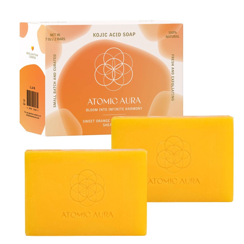 Brands like Atomic Aura offer kojic acid soap bars. Photo: Handout Brands like Atomic Aura offer kojic acid soap bars. Photo: Handout