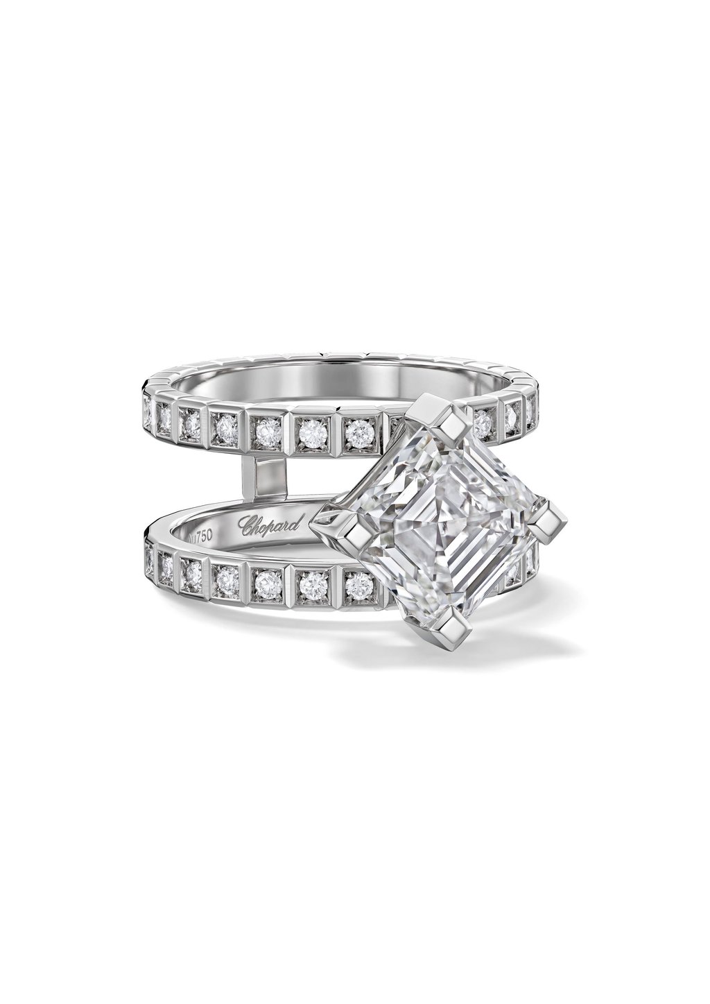 A ring from Chopard’s Ice Cube collection. Photo: Handout