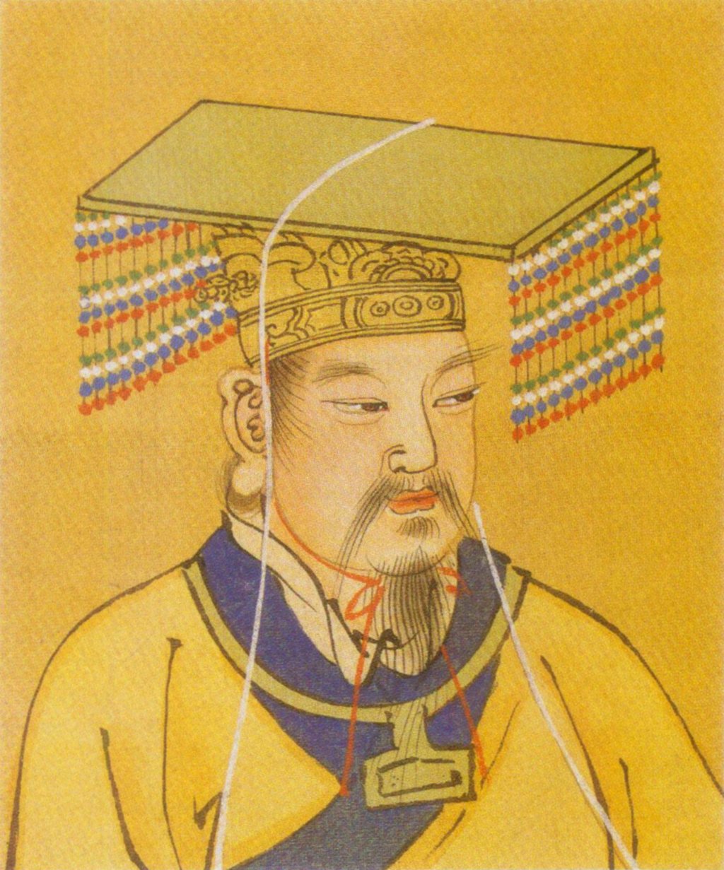 A painting of the Yellow Emperor, or Huangdi, the great-great-grandfather of the Xia dynasty’s first emperor, Yu the Great. A painting of the Yellow Emperor, or Huangdi, the great-great-grandfather of the Xia dynasty’s first emperor, Yu the Great.