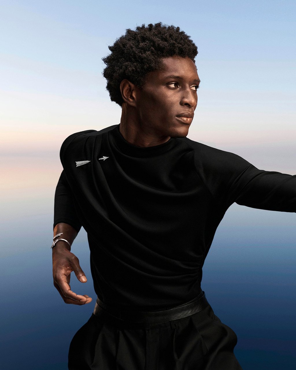 Pieces in the new Flèche collection include a bracelet and brooches. Photo: Handout