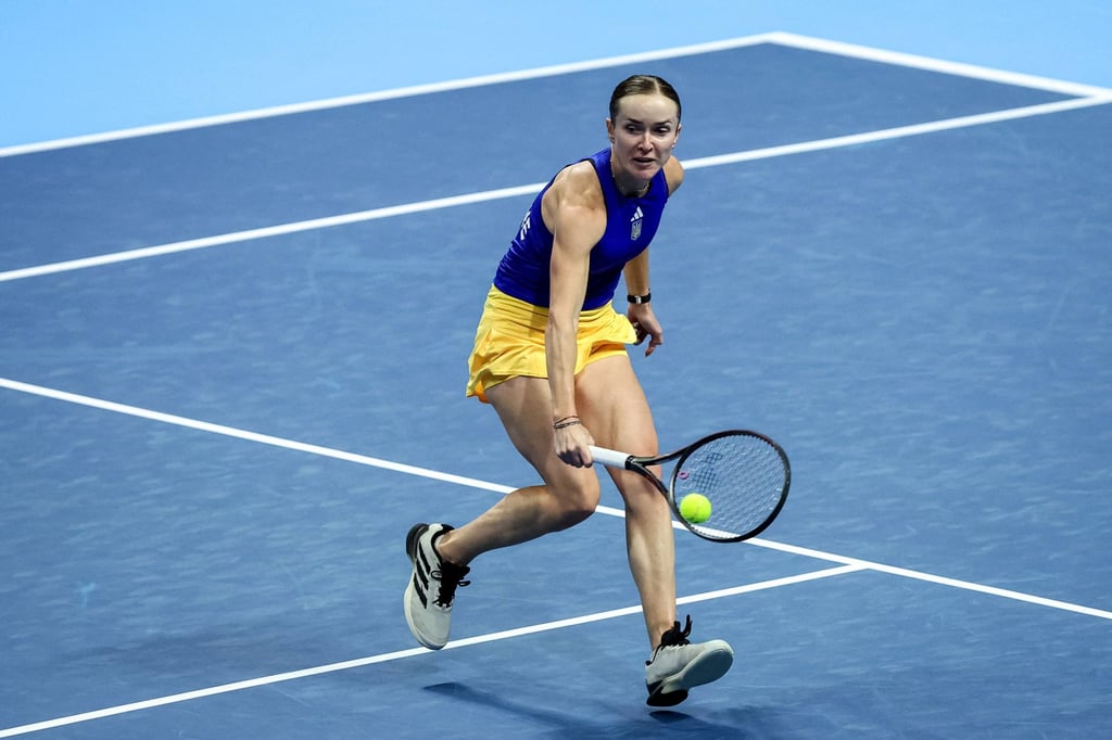 Elina Svitolina helped Ukraine reach the Billie Jean King Cup semi-finals last week. Photo: AFP Elina Svitolina helped Ukraine reach the Billie Jean King Cup semi-finals last week. Photo: AFP