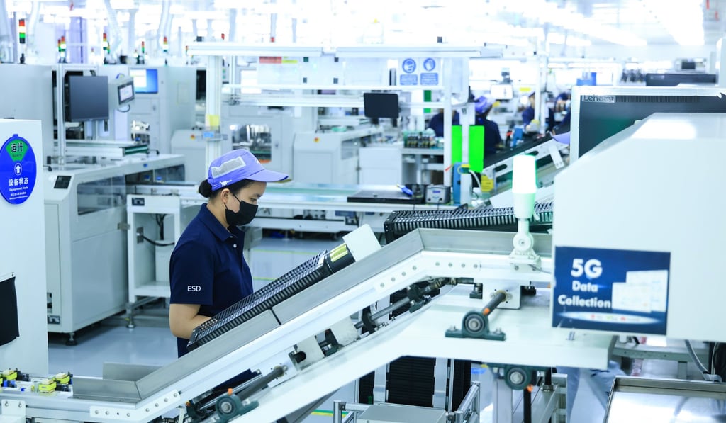 Midea’s 5G and AI-powered factory in Thailand is the first overseas facility of a Chinese home appliance brand to be designated as a Global Lighthouse Network factory. Midea’s 5G and AI-powered factory in Thailand is the first overseas facility of a Chinese home appliance brand to be designated as a Global Lighthouse Network factory.