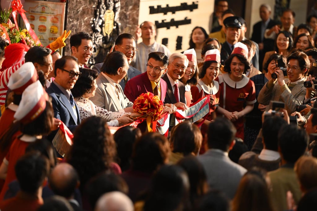 Nicholas Tse (centre) stars in a short marking McDonald’s 50th year in Hong Kong. Photo: Handout