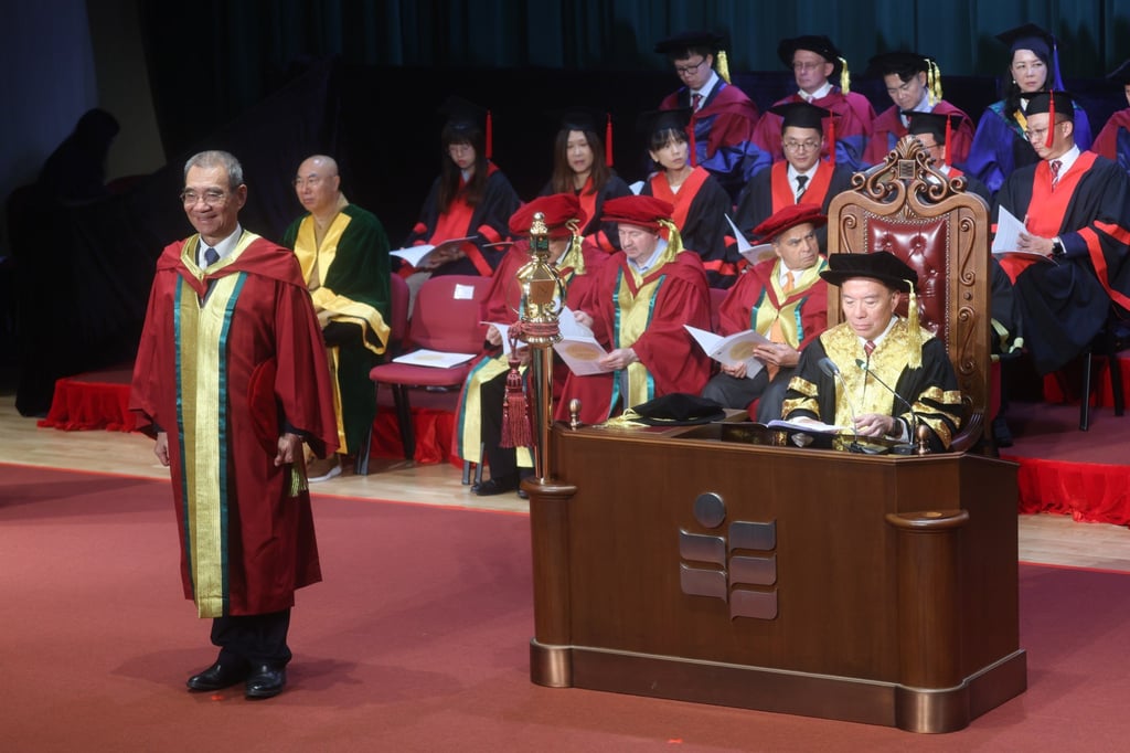 Professor Justin Yifu Lin, who served as chief economist and senior vice-president at the World Bank from 2008 to 2012, was also awarded an honorary doctorate. Photo: Edmond So