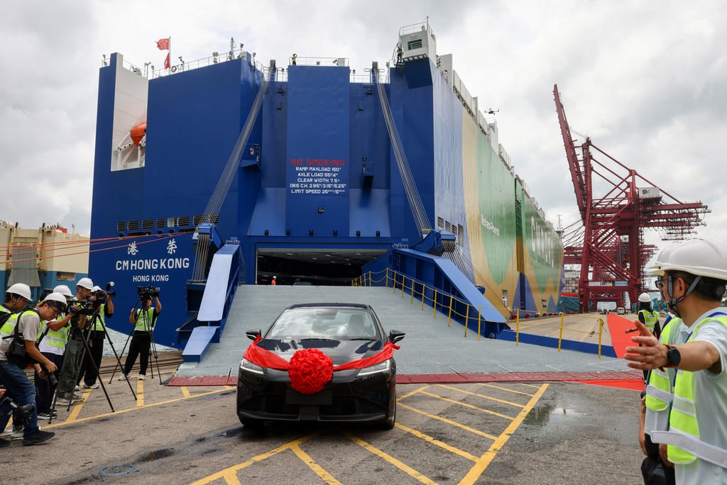 CM Hong Kong can carry up to 9,300 vehicles, while its dual-fuel operation can reduce greenhouse gas emissions by more than 70 per cent. Photo: Dickson Lee