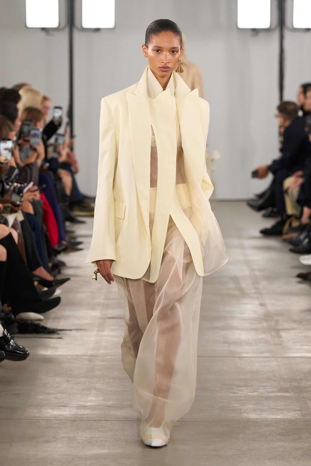 Fluid fabrics dominate the Sportmax collection. Photo: Handout
