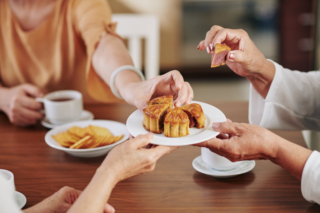 Mooncakes are a staple during family gatherings at the Mid-Autumn Festival. Photo: Shutterstock.