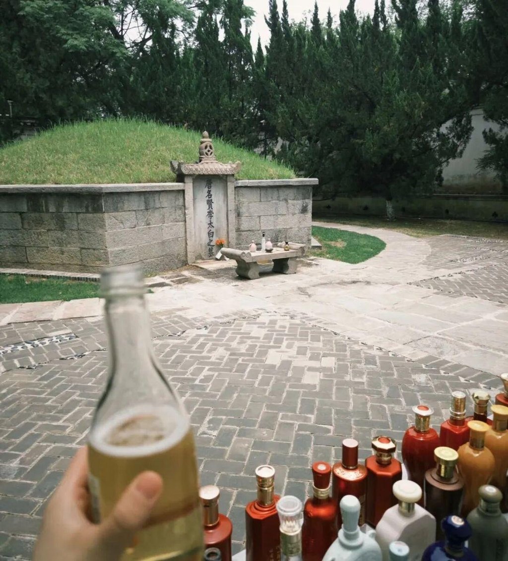 Some people leave offerings of drinks such as wine, beer and spirits. Photo: Handout
