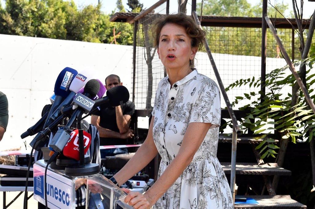 Unesco director general Audrey Azoulay. Photo: EPA Unesco director general Audrey Azoulay. Photo: EPA