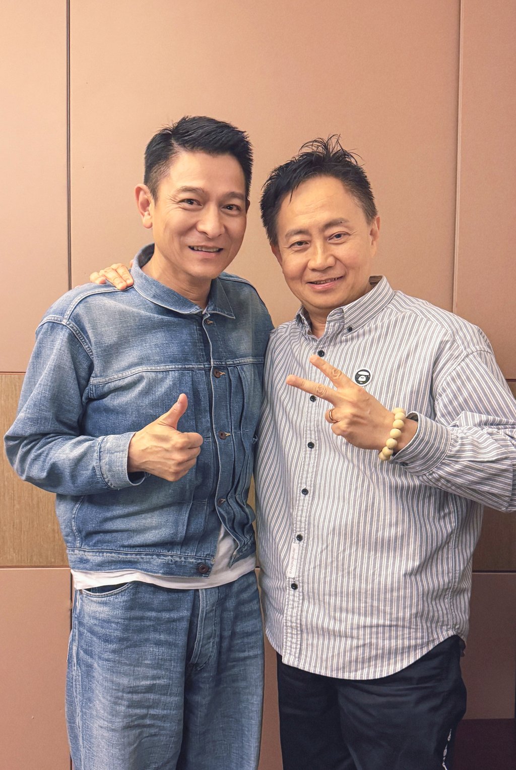 Andy Lau and Andrew Tuason in April. Photo: courtesy Andrew Tuason