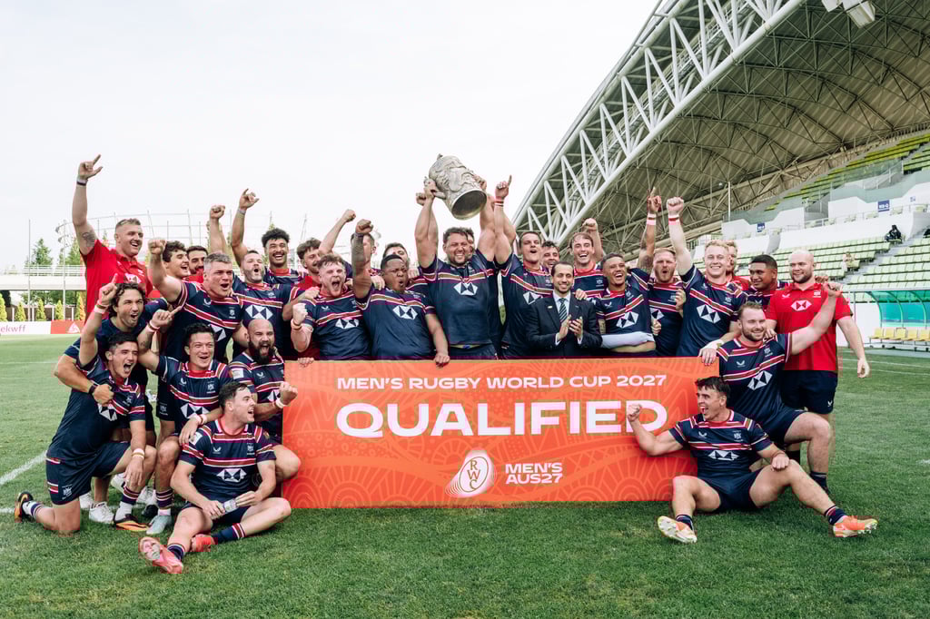 Hong Kong qualified for the Rugby World Cup by beating South Korea in July. Photo: Patrick Leung Hong Kong qualified for the Rugby World Cup by beating South Korea in July. Photo: Patrick Leung