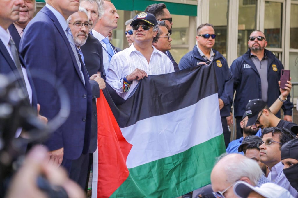 Colombian President Gustavo Petro has repeatedly linked his China policy with his stance on Gaza. Photo: AFP