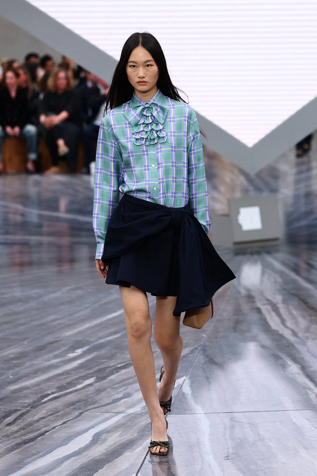 The Dior spring/summer 2026 show took place in a structure built in the Tuileries Garden in Paris. Photo: Reuters