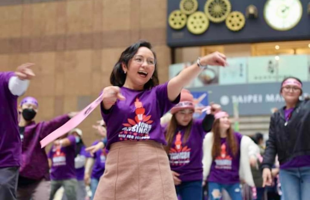 Filipina Gilda Banugan, who has worked for over a decade as a housekeeper in Taiwan, sends around half her salary back home each month to support her father, son and niece. Photo: Gilda Banugan