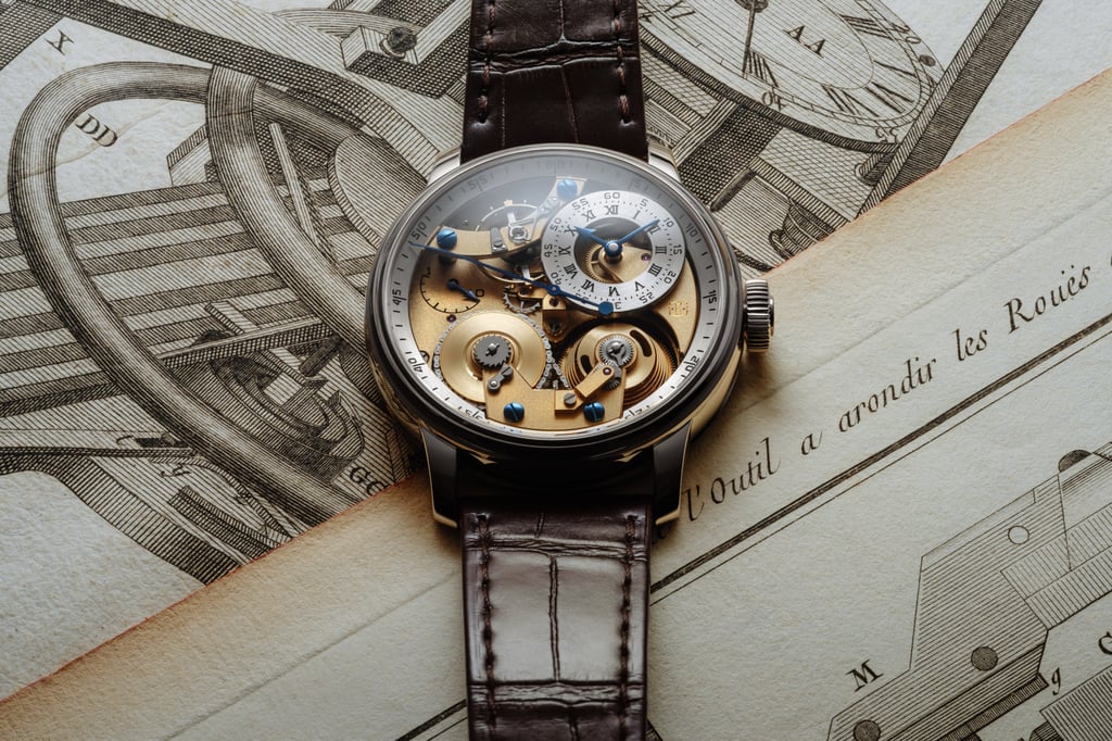 The Ferdinand Berthoud Naissance d’une Montre 3 employs a retro bimetallic balance wheel to enhance the accuracy of the watch. Photo: Handout