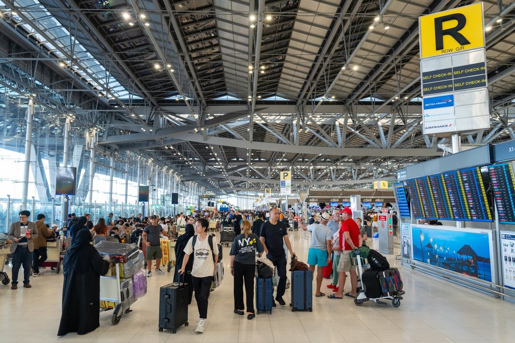 Hunter was arrested at Suvarnabhumi Airport in Bangkok, Thailand, as he was about to board a flight to Hong Kong. Photo: Harvey Kong.
