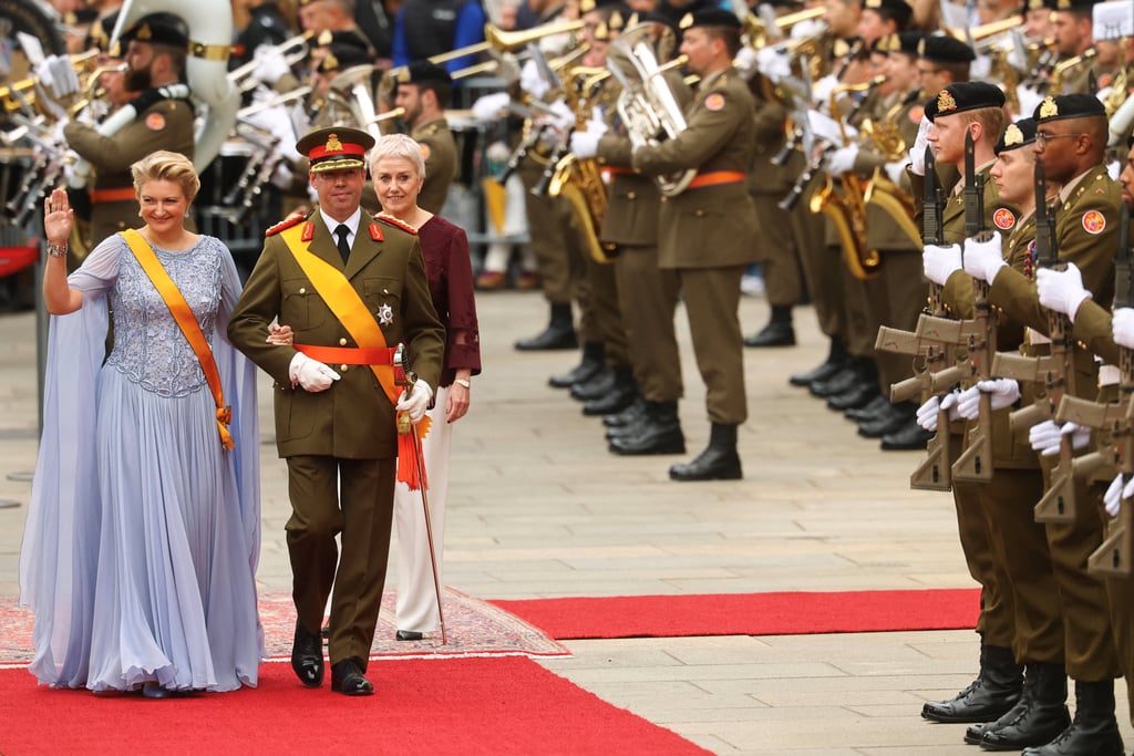 Guillaume, who becomes the new grand duke, and his wife, Stephanie. Photo: Reuters